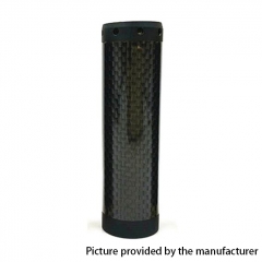 Kennedy Vindicator 18650/20700/21700 Style Carbon Fiber Hybrid Mechanical Mod - Full Black