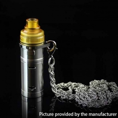 Authentic Cool Vapor Takit Mini 316SS 18350 Mechanical Mod + BF RDA Kit - Silver