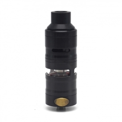 ULTON Gevolution V2 Style 316SS 23mm Mesh RTA Rebuildable Tank Atomizer 4ml w/Logo - Black