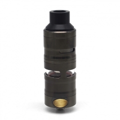 ULTON Gevolution V2 Style 316SS 23mm Mesh RTA Rebuildable Tank Atomizer 4ml w/Logo - Gun Metal