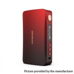 Authentic Vaporesso GEN 220W TC VW Variable Wattage Box Mod - Red