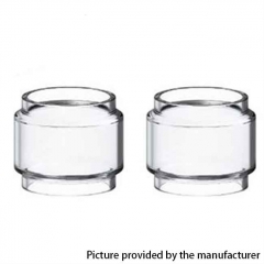 YUHETEC Replacement Bubble Glass Tank for Smok TF12 Prince Atomizer 2pcs - Transparent