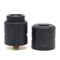 Terk V2 Style 24mm/25mm RDA Rebuildable Dripping Atomizer w/ BF Pin - Black