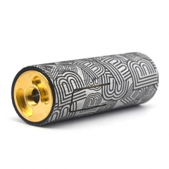 ULTON Bestia Animal Style 18650 Hybrid Mech Mod 24mm (Aluminum) #4 Limited Edition- Black