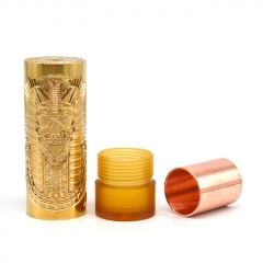 Vazzling Pur Slim Piece Style 18650 Mechanical Mod Kit 25mm/26mm - Brass