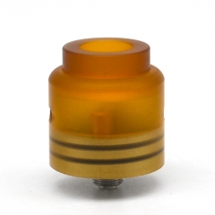 Vazzling Slim Piece Style 25/26mm RDA Rebuildable Dripping Atomizer - Yellow