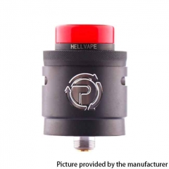 Authentic Hellvape Passage 24mm RDA Rebuildable Dripping Atomizer w/BF Pin - Black