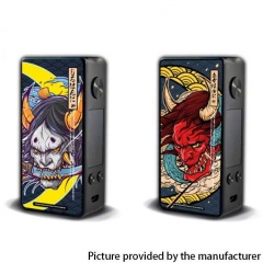 Authentic Vapelustion Hannya Mini TC Box Mod 80W VV VW TC Temperature Control Mod 1pc - Black