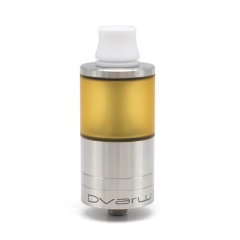 Lysen Vazzling Dvarw V2 Style 24mm DL RTA Atomizer (PEI Tank) - Silver Yellow