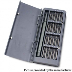 AC-25 25 in 1 Portable Screwdrivers Tool Bag for Repairing or Disassembling - Black
