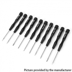 AC-8800 10 in 1 Portable Screwdrivers Tool Bag for Repairing or Disassembling - Black