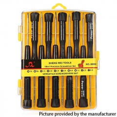 AC-8800 10 in 1 Portable Screwdrivers Tool Bag for Repairing or Disassembling - Black