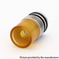 Vazzling Four One Five 415 RTA Replacement 510 Drip Tip 22mm - Yellow + Silver