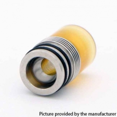 Vazzling Four One Five 415 RTA Replacement 510 Drip Tip 22mm - Yellow + Silver