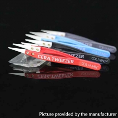 Coil Father 10526 Elastic Ceramic Tweezers - Black
