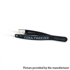 Coil Father 10526 Elastic Ceramic Tweezers - Black