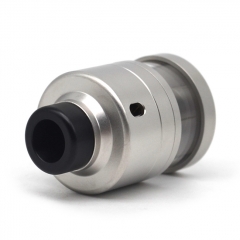 YFTK HAKU Riviera Style 22mm 316SS RDTA Rebuildable Dripping Tank Atomizer - Silver