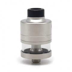 YFTK HAKU Riviera Style 22mm 316SS RDTA Rebuildable Dripping Tank Atomizer - Silver