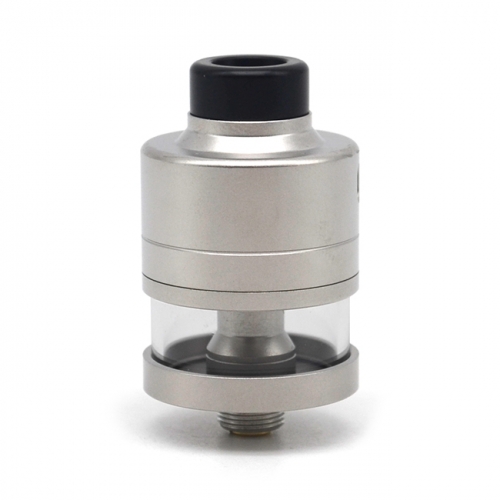 YFTK HAKU Riviera Style 22mm 316SS RDTA Rebuildable Dripping Tank Atomizer - Silver