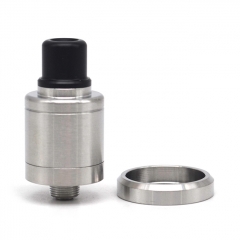 YFTK Speed Revolution 2019 Style 316SS 18mm RDA Rebuildable Dripping Atomizer w/ BF Pin - Silver