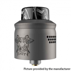 Authentic MECHLYFE x AmbitionZ Vaper Slatra RDA Rebuildable Dripping Atomizer w/BF Pin 25mm - Gun Metal