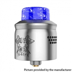 Authentic MECHLYFE x AmbitionZ Vaper Slatra RDA Rebuildable Dripping Atomizer w/BF Pin 25mm - Silver