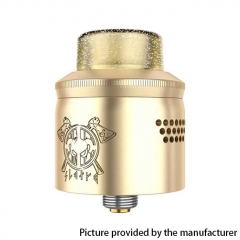 Authentic MECHLYFE x AmbitionZ Vaper Slatra RDA Rebuildable Dripping Atomizer w/BF Pin 25mm - Gold