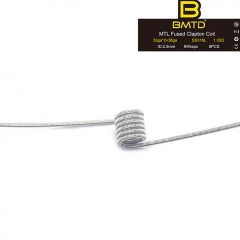 BMTD MTL Fused Clapton Coil SS316L 32GA*2+38GA 2.5mm (6pcs) - 1.03ohm