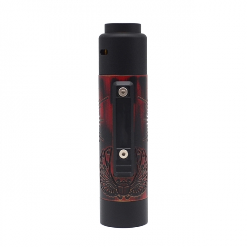 Vazzling Pur Slim Piece Style 18650 Mechanical Mod Kit 25mm/26mm - Black Red