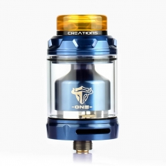 Authentic THC Tauren One 24mm RTA Rebuildable Tank Atomizer 4.5ml - Blue