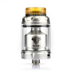 Authentic THC Tauren One 24mm RTA Rebuildable Tank Atomizer 4.5ml - Silver