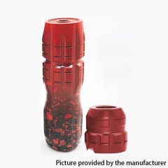 Titan Style Mechanical 21700 Tube Mod + Kennedy 24 Titan Style Cap - Red