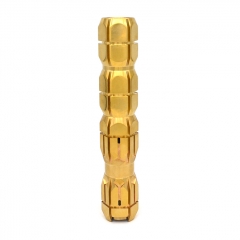 Underground MCM Style 18650/20700/21700 Stackable Hybrid Mechanical Mod 25mm - Gold