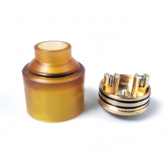 Shot Style 30mm RDA Rebuildable Dripping Atomizer - Yellow