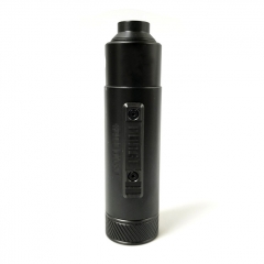 Vazzling Pur Slam Piece 30mm 18650/20700/21700/20650 Hybrid Mechanical Mod w/Shot RDA  - Black