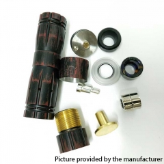Aftermath V2 24mm Style Mechanical Mod + Redemption Style RDA Kit - Black Green