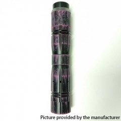 Aftermath V2 24mm Style Mechanical Mod + Redemption Style RDA Kit - Black Purple