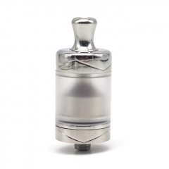 (Ships from Germany)ULTON Dram II Style 22mm RTA Rebuildable Tank Atomizer 2ml - Silver