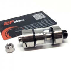 ULTON Tripod Style 316SS 22mm RTA Rebuildable Tank Atomizer 2ml/3.4ml Combo  (1:1) - Silver