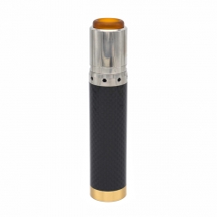 Kennedy Vindicator 18650/20700/21700 Style Carbon Fiber Hybrid Mechanical Mod + Kennedy 25 RDA Kit - Black SS