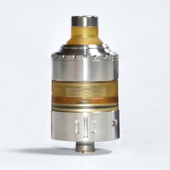 Mojia Hussar Project X Style 316SS 22.5mm MTL RTA Rebuildable Tank Atomizer 2ml -  Silver