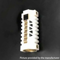 M4H1 Style 18650/ 20700/ 21700 Mechanical Mod - White