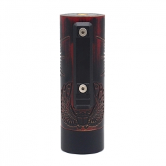 Vazzling Pur Slim Piece 18650 Hybrid Mechanical Mod 25mm/26mm Engraving Version - Black Red