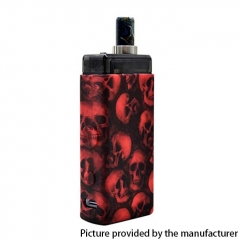 Protective Silicone Sleeve Case for Smoant Pasito - Skull Red