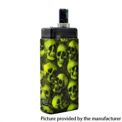 Protective Silicone Sleeve Case for Smoant Pasito - Skull Green
