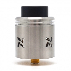 Authentic Shield Cig Mark XLIV 30mm RDA Rebuildable Dripping Atomizer - Silver