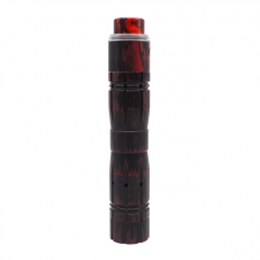 Aftermath V2 24mm Style Mechanical Mod + Redemption Style RDA Kit - Black Orange