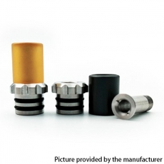 Kindbright PEI + 316 Stainless Steel Hybrid 510 Drip Tip for 900 BF Styled RDA - Yellow