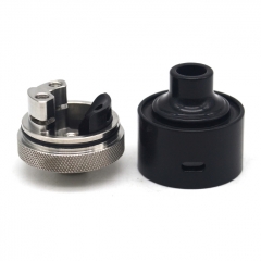 Hydro Style 22mm RDA Rebuildable Dripping Atomizer w/BF Pin - Black