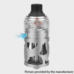 Authentic Brunhilde 23mm MTL RTA Rebuildable Tank Atomizer 5ml - Black